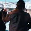 Hurry Up Tomorrow Jenna Ortega Leather Jacket Back