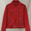 JENNIFER MORRISON ONCE UPON A TIME LEATHER RED JACKET