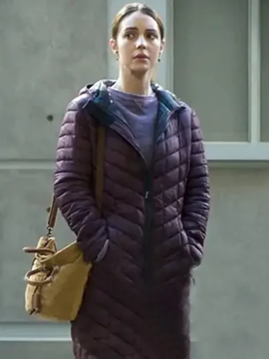 Jules Millen Greys Anatomy S21 Adelaide Kane Puffer Coat