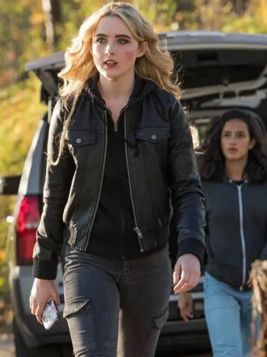 KATHRYN NEWTON SUPERNATURAL LEATHER JACKET