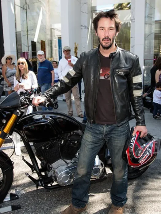 Keanu Reeves Motorcycle Leather Jacket