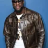 Kevin Hart Fight Night 2024 Brown Jacket