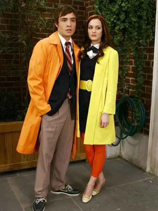 LEIGHTON MEESTER GOSSIP GIRL LEATHER COAT