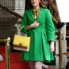 Leighton Meester Gossip Green Coat