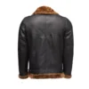Men’s B3 Bomber Aviator Shearling Jacket Back