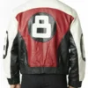 Mens Genuine Red 8 Ball Jacket Back