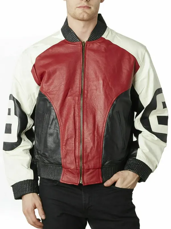 Mens Genuine Red 8 Ball Jacket