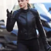 Mission Impossible 2025 Rebecca Ferguson Biker Leather Jacket