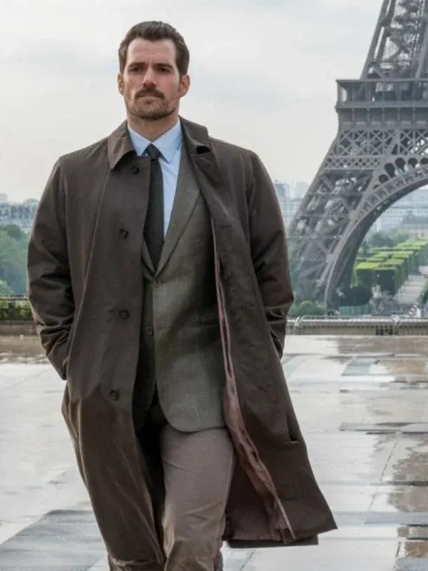 Mission Impossible Henry Cavill Trench Coat
