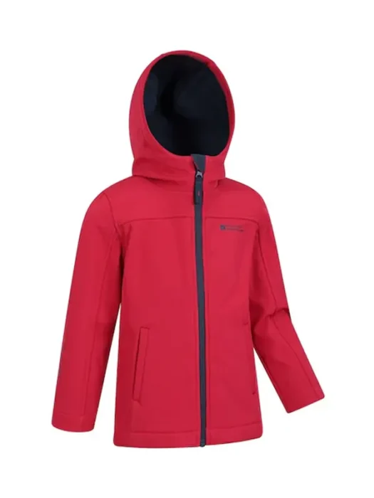 Mountain Warehouse Red Exodus Kids Softshell Jacket