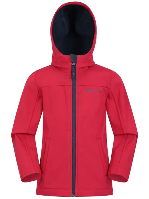 Mountain Warehouse Red Exodus Water Resistant Softshell Jacket
