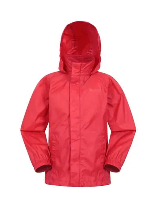 Mountain Warehouse Red Kids Pakka II Red Waterproof Jacket