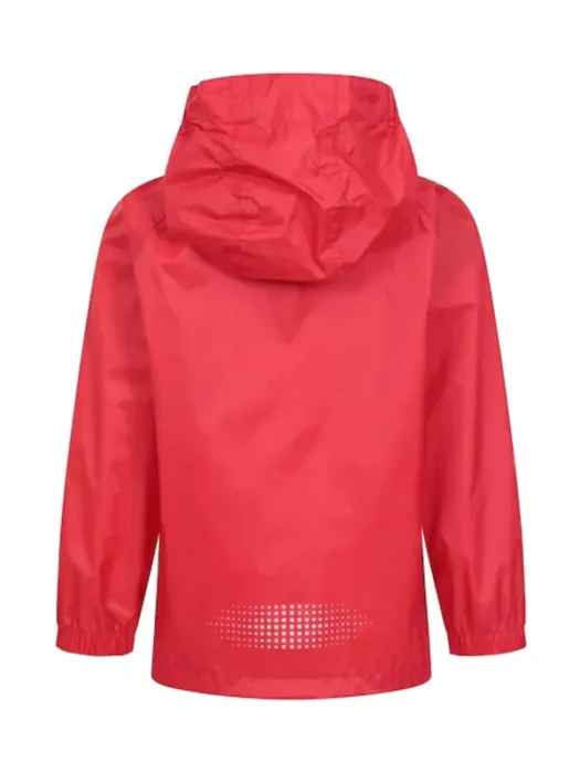 Mountain Warehouse Red Kids Pakka II Waterproof Jacket Back