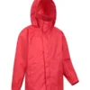 Mountain Warehouse Red Kids Pakka II Waterproof Red Jacket