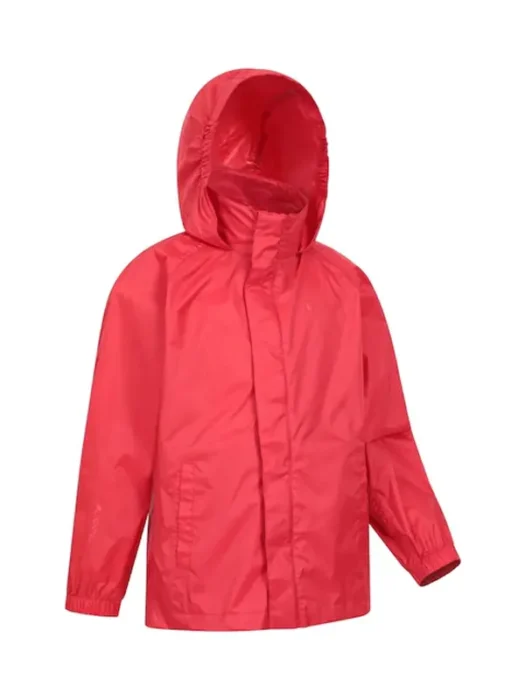 Mountain Warehouse Red Kids Pakka II Waterproof Red Jacket