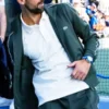Novak Djokovic Opens Tennis Green Jacket
