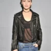 Premium Jennifer Lawrence Black Leather Jacket
