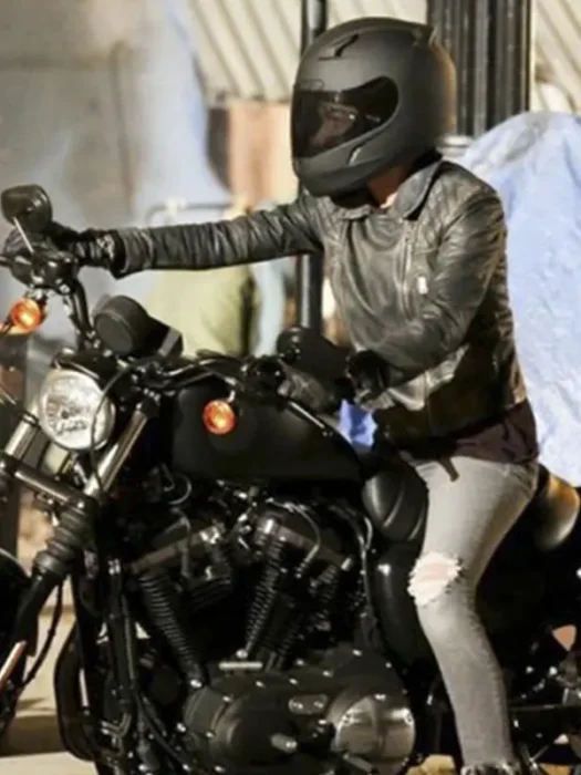 RUBY ROSE BATWOMAN MOTORCYCLE LEATHER JACKET