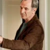Robson Green Channel 5 The Game Suede Leather Jacket