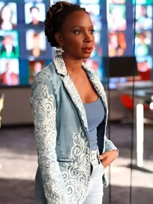 Shanola Hampton Found S02 Denim Blazer