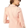 Solid Full Sleeve Biker Jacket Back