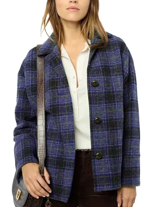 The Four Seasons Tina Fey Plaid Jacket