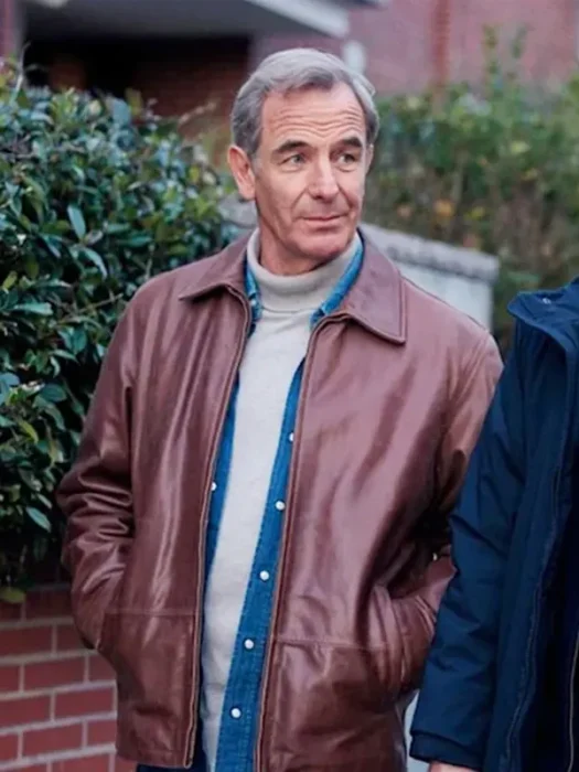 The Game Robson Green Brown Leather Jacket