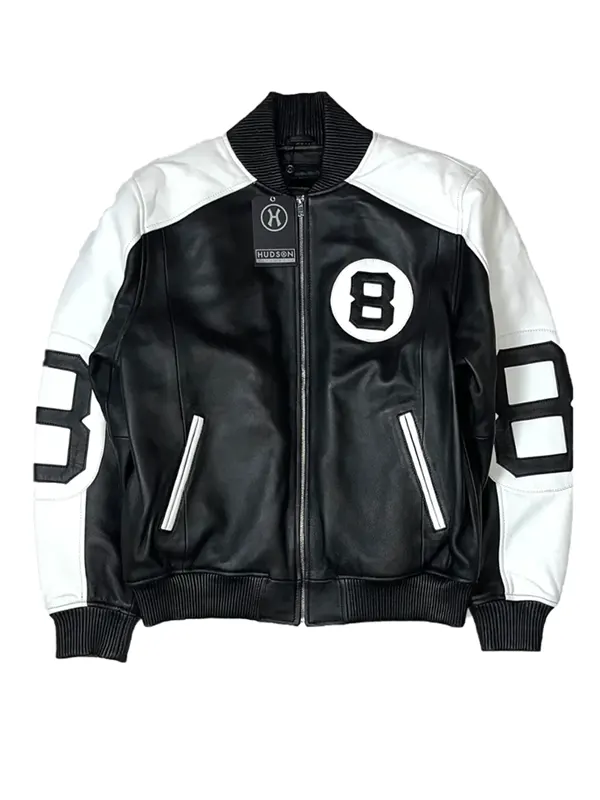 The Original 8 Ball Black and White Bomber Jacket