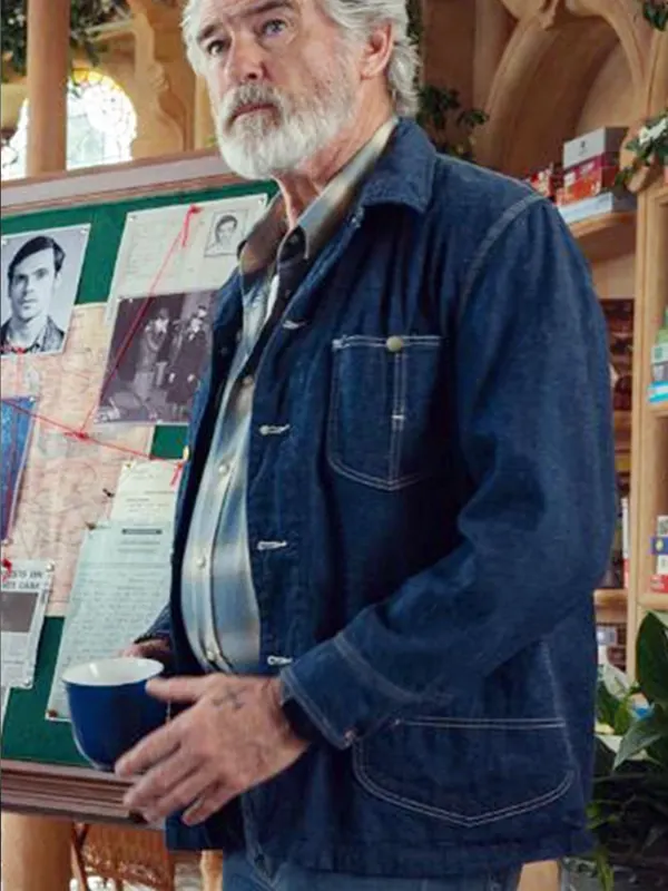 The Thursday Murder Club bLUE Denim Jacket