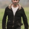 The Walking Dead S05 Andrew Lincoln Brown Leather Jacket