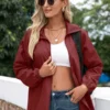 The Windy City Windbreaker Wine Jacket
