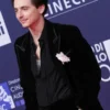 Timothée Chalamet Black Blazer