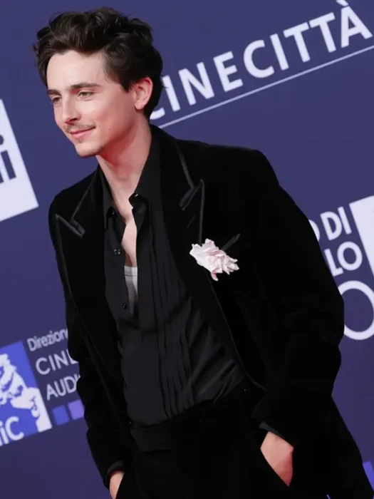 Timothée Chalamet Black Blazer