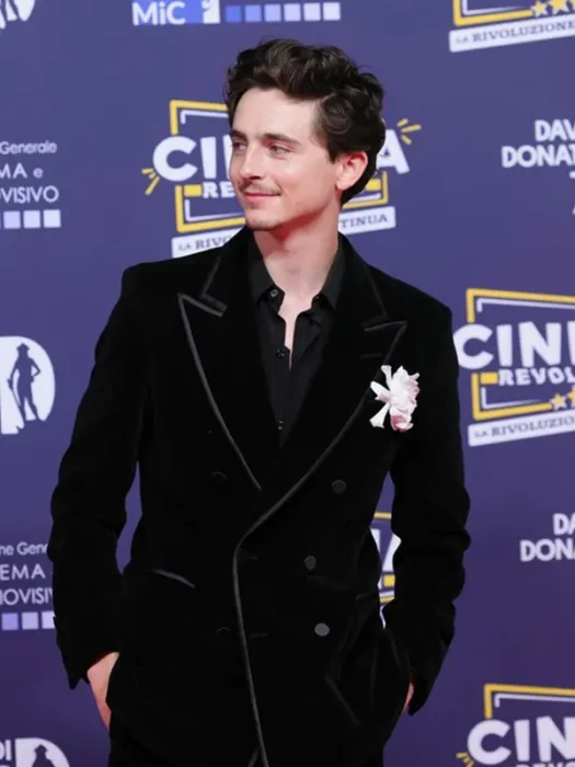 Timothée Chalamet David di Donatello Awards Black Suit