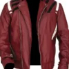 Travis Strikes Again Maroon Jacket