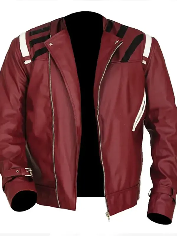 Travis Strikes Again Maroon Jacket