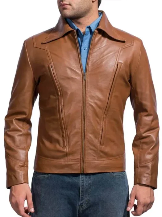 Wolverine Days Of Future Past Brown Leather Jacket