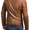 Wolverine Days Of Future Past Brown Leather Jacket Back