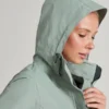 Your wind and waterproof rain jacket with a unique, bio based membrane.