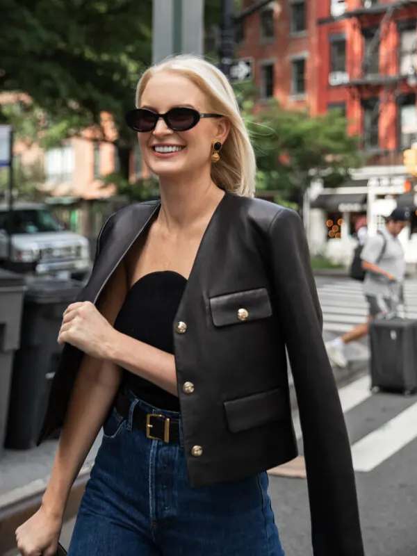 merritt beck black jacket