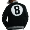 8 Ball Essential Hustler’s Varsity Jacket Back