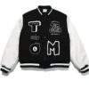 Black Timcomix 8 Ball Varsity Jacket