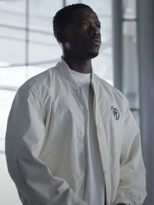 Damson Idris F1 Movie White Jacket