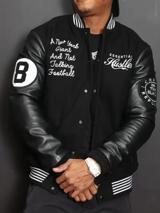 Essential Hustler’s 8 Ball Varsity Jacket