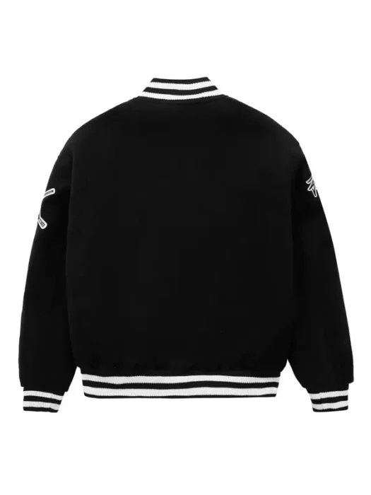 Fusionism 8 Ball Varsity Jacket Back