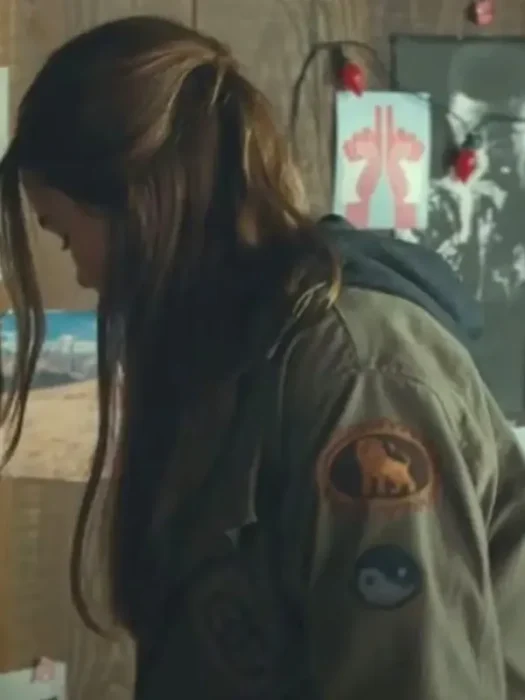 Isabella Sermon Jurassic World Dominion Green Jacket