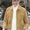 Jeff Goldblum Jurassic World Dominion Brown Jacket