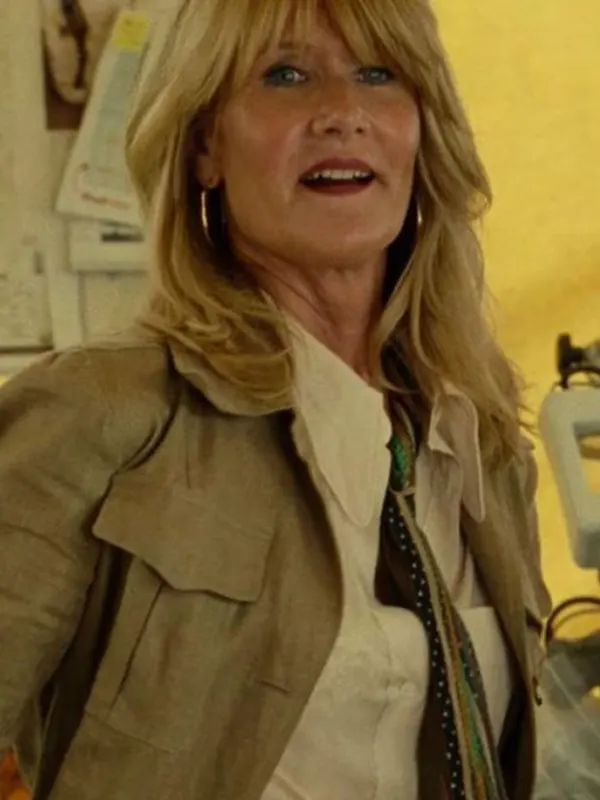 Jurassic World Dominion Ellie Sattler Brown Jacket