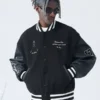 Paisley Black 8 Ball Varsity Jacket