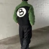 Stussy 8 Ball Sherpa Reversible Jacket ‘Green’